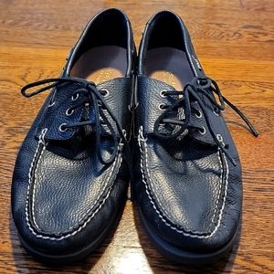 Polo Ralph Lauren size 14 Black leather
